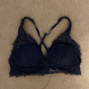 Aerie Cornflower Blue Lace Bralette